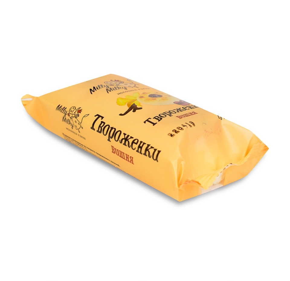 

Твороженки «Вишня», Milly Milky, 120 г, Россия, БЗМЖ