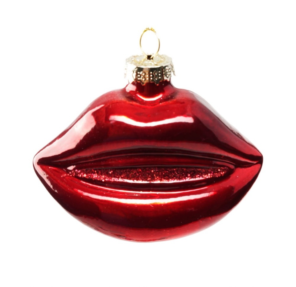 

Игрушка для елки Коллекция Традиции Губы красные 8 см Goodwill 1 шт Китай