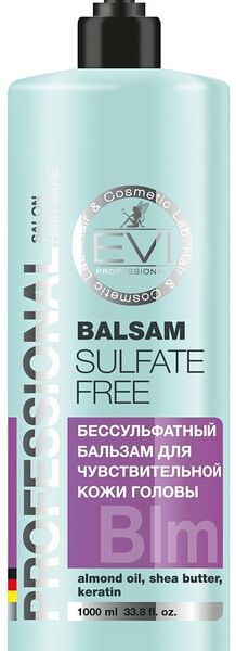 Бальзам-ополаскиватель EVI professional Бессульфатный 1л