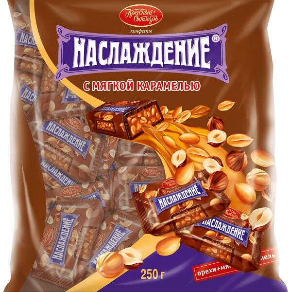 Конфеты Бабаевский Наслаждение с мягкой карамелью 250г