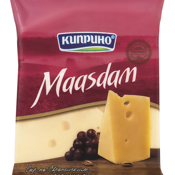 Сыр Maasdam (Маасдам) 45% ТМ Киприно