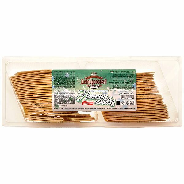 Галеты Демидовская Забава Нежные сливки 200 г