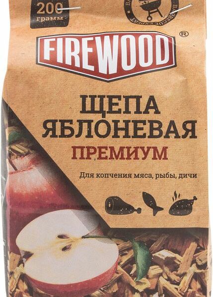 Щепа для копчения Firewood яблоневая