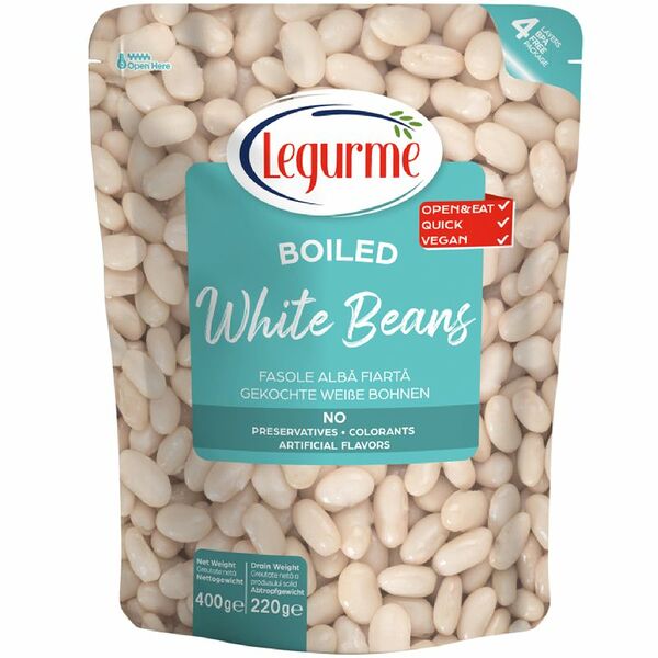Фасоль Legurme белая отварная, 400г