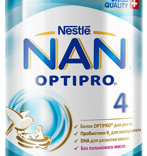 Смесь сухая молочная NAN 4 Optipro с 18 месяцев 400 г