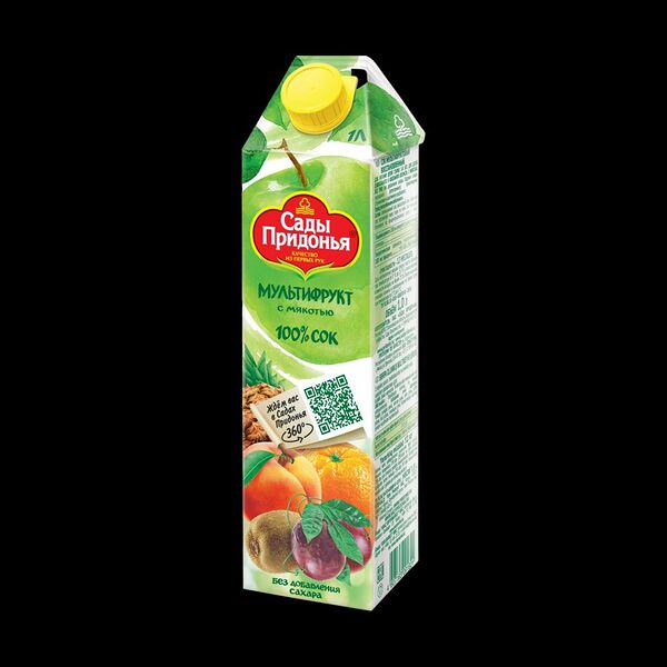 Сок Сады Придонья мультифруктовый неосветленный 1 л