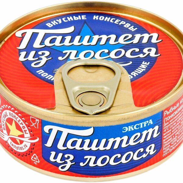 Паштет из лосося Вкусные консервы