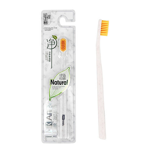 Щетка зубная `LMK ANE+ ` NATURAL мягкая yellow