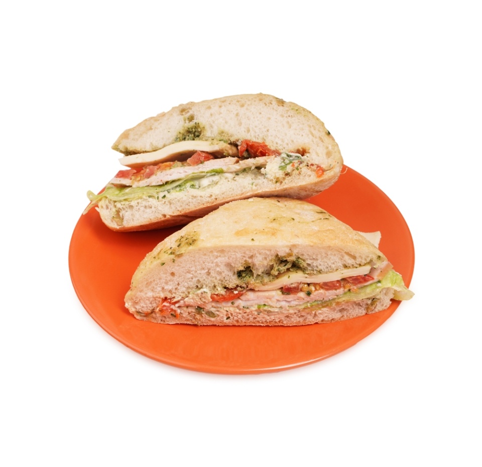 

Чиабатта с индейкой и овощами гриль Россия