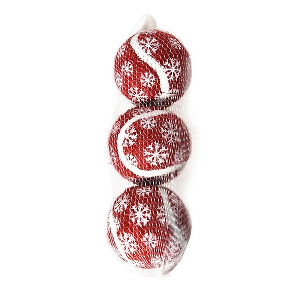 Игрушка для собак Foxie Snowfalls теннисный мяч 6,3 см 3 шт