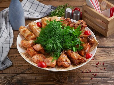 Ассорти шашлыков из курицы