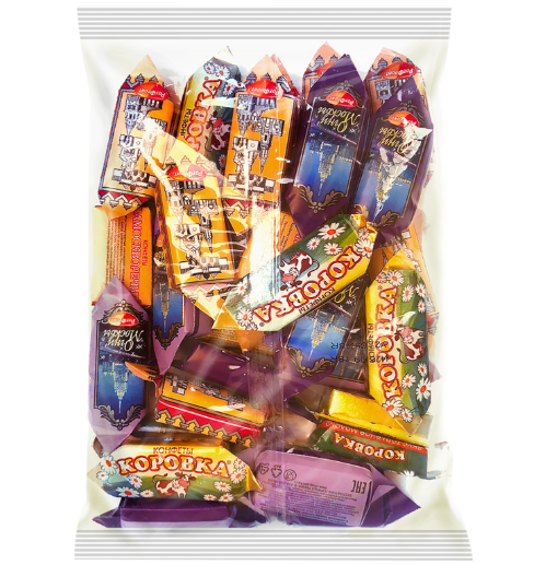 

Набор конфет Рот Фронт Огни Москвы, Замоскворечье и Коровка 500 г