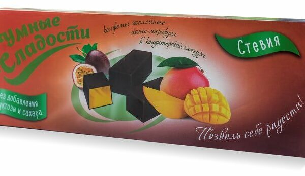 Конфеты желейные Умные сладости Манго-Маракуйя