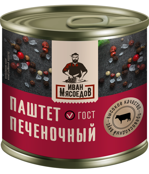 Паштет печеночный Иван Мясоедов