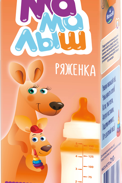 Ряженка для питания детей МОЛКОМ Мамалыш 3,2%, без змж