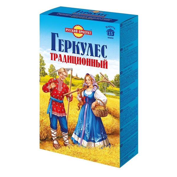Хлопья овсяные Русский продукт Геркулес Традиционный 500 г