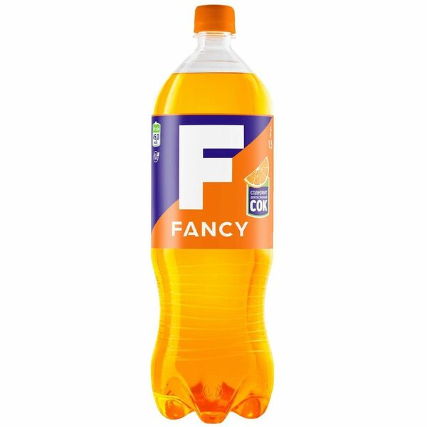 Напиток Fancy безалкогольный сильногазированный, 1.5л