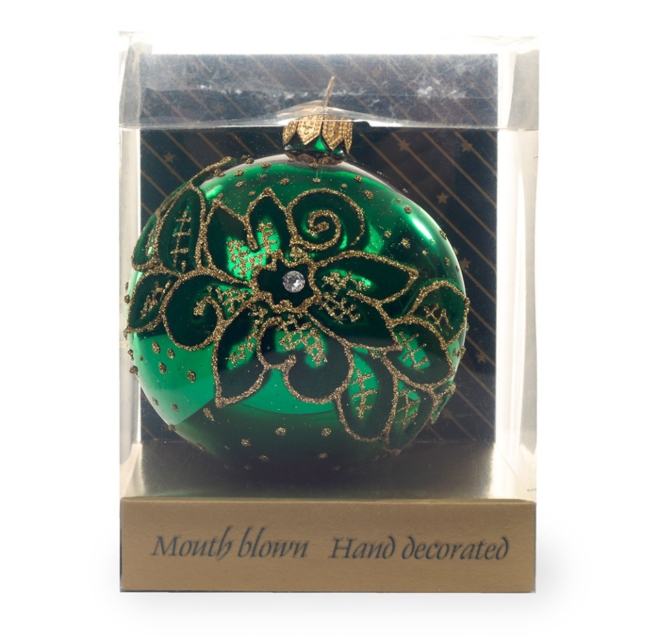 

Шар для елки Irena Коллекция Традиции d 80 мм Украина