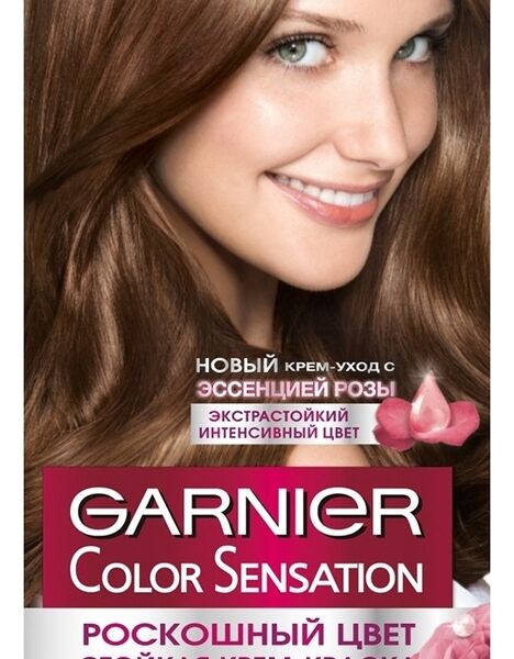 Крем-краска для волос Garnier Color Sensation Роскошный цвет 6.0 роскошный темно-русый