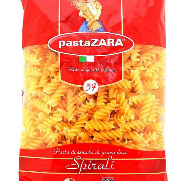 Макаронные изделия Pasta Zara 57 спиральки, 500г