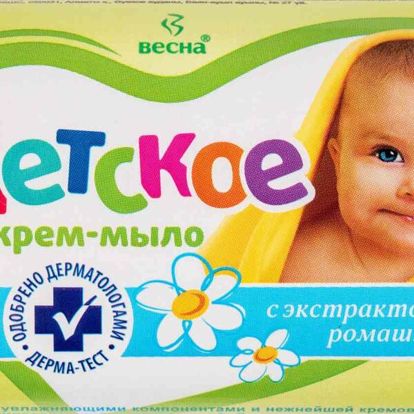 Крем-мыло детское Весна с экстрактом ромашки