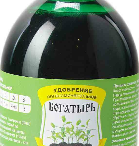 Удобрение для рассады органоминеральное универсальное Богатырь