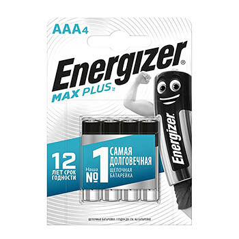 Батарейки Energizer Max Plus алкалиновые Ааа