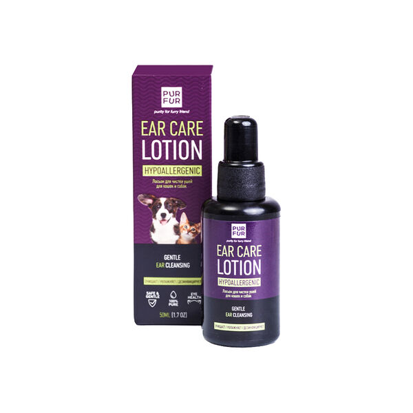 Лосьон гипоаллергенный для чистки ушей для кошек и собак, 50 мл