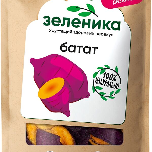 Батат сушёный Зеленика Здоровый перекус