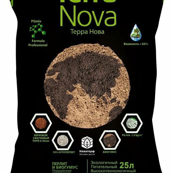 Грунт универсальный TERRA NOVA ДОМ, САД 25 л