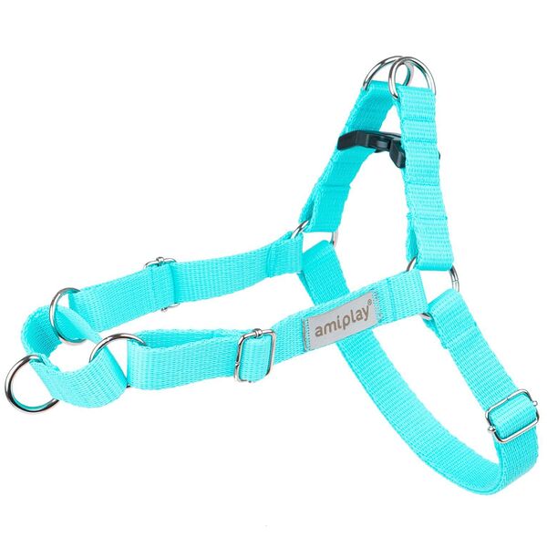 Шлейка регулируемая EASY GO Samba M 40-60 [c , d] x 2см Бирюзовый