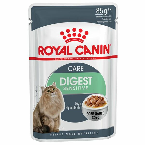 Корм для кошек Royal Canin Digest Sensitive кусочки в соусе, 85г