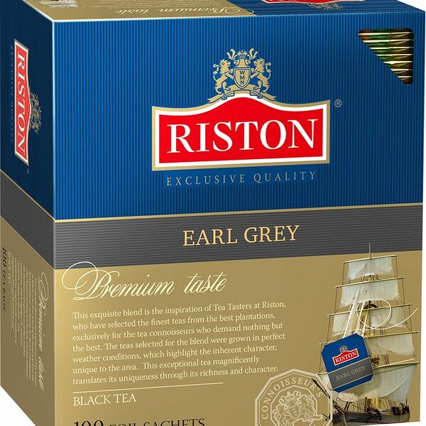 Чай черный Riston Earl grey в пакетиках