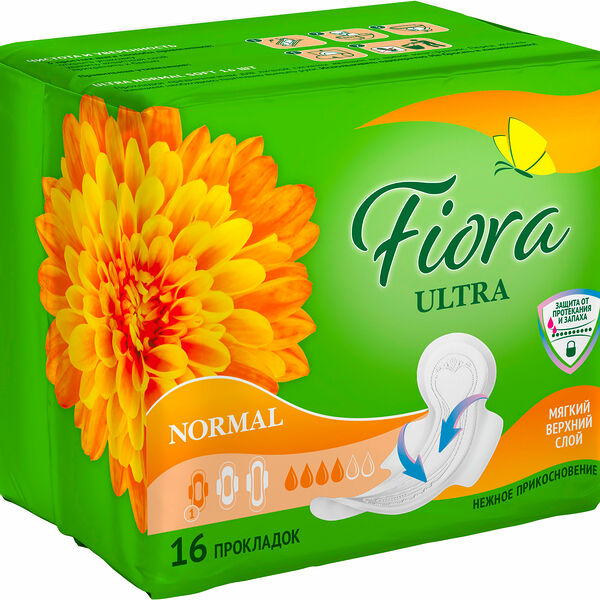 Прокладки гигиенические Fiora Ultra Normal Soft 16 шт