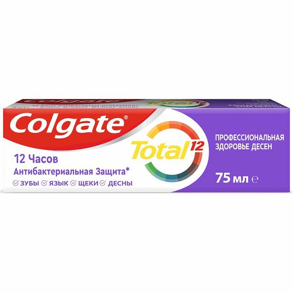 Зубная паста Colgate Total 12 профессиональная