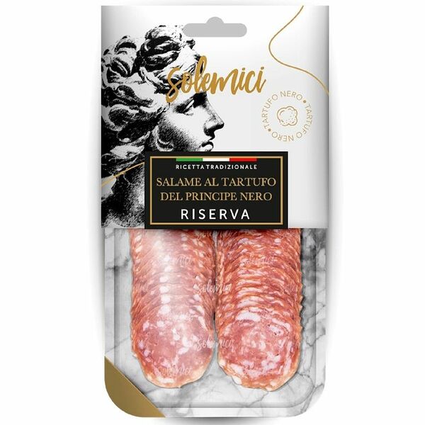 Колбаса Solemici Салями С Трюфелем Черный Принц сырокопченая полусухая, 70г