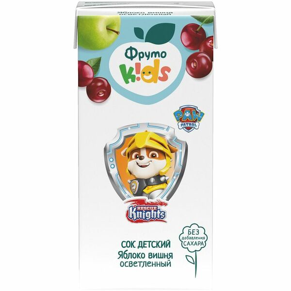 Сок детский ФрутоKids яблоко-вишня с 5 месяцев 200 мл