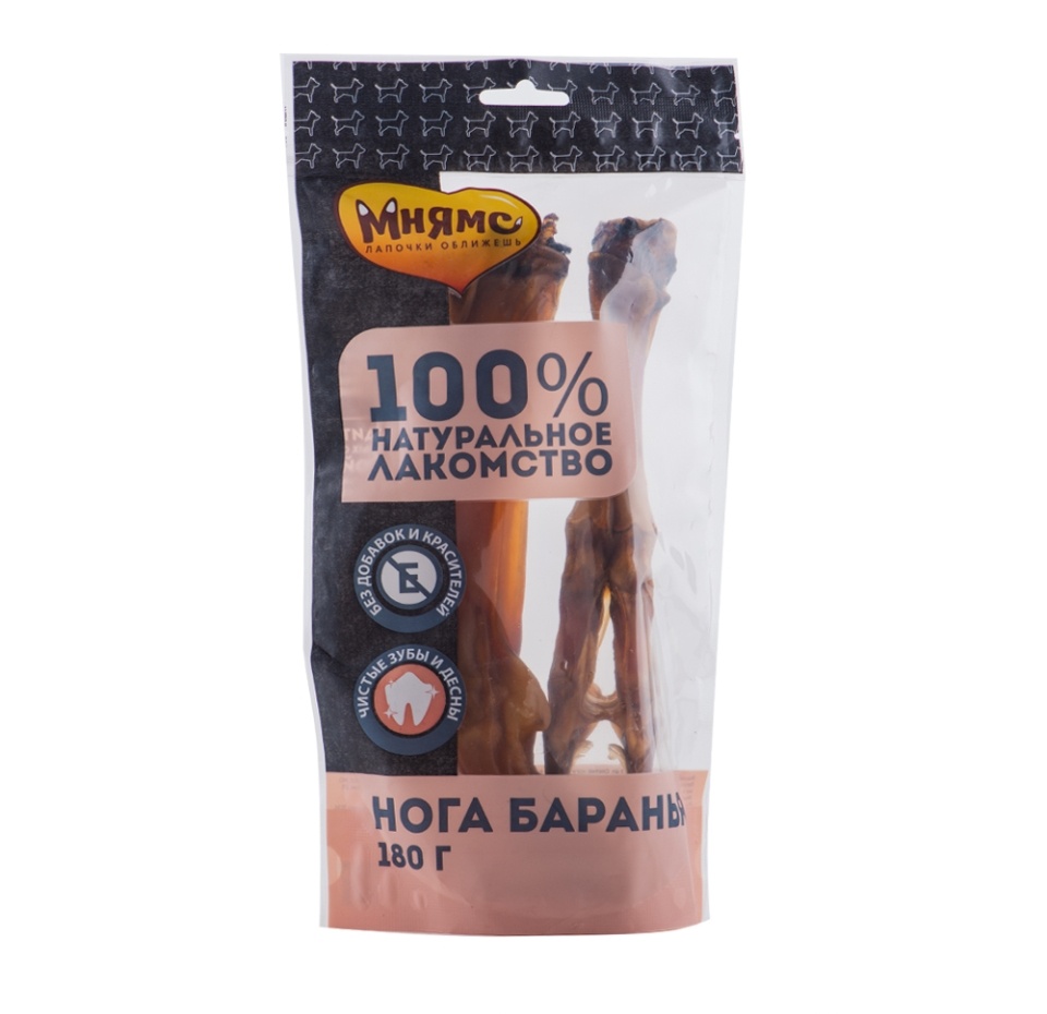 

Лакомство для собак Мнямс нога баранья 180 г