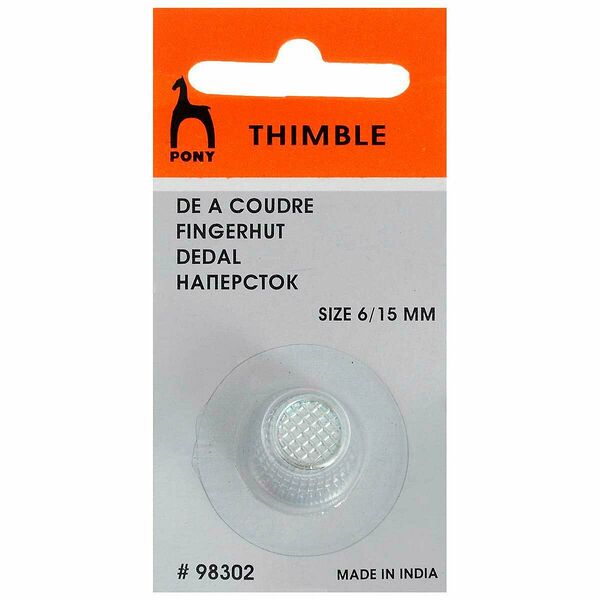98302 Наперсток хромированный, 15 мм PONY