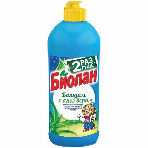 Средство для мытья посуды Биолан Бальзам с Алоэ вера