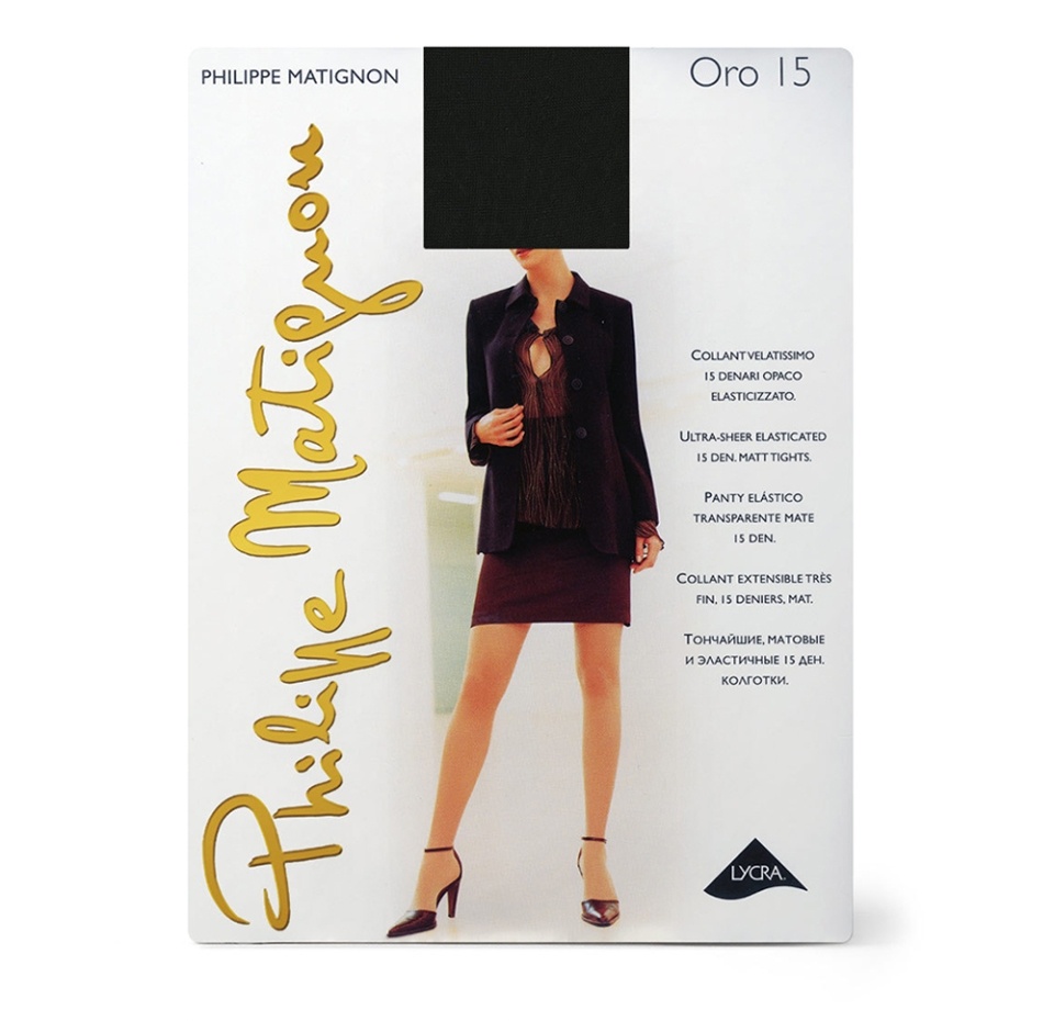 

Колготки Philippe Matignon Oro 15 Nero Черный Размер 2