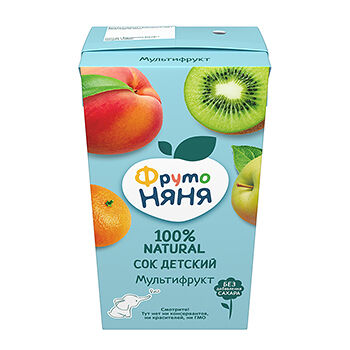 Сок детский ФрутоНяня мультифруктовый с 3 лет 500 мл