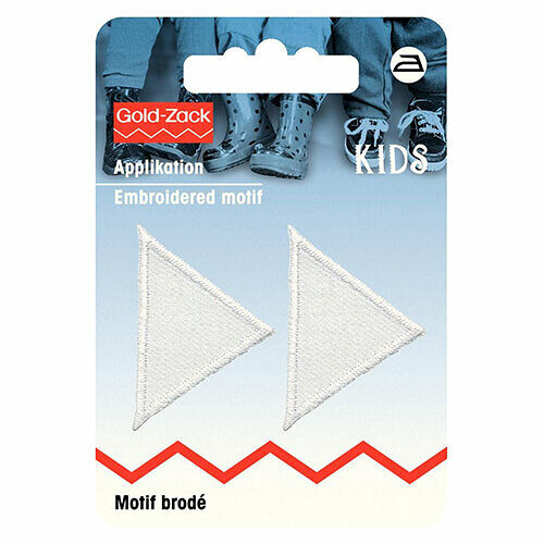 925277 Аппликация Треугольник, белый цв. Prym