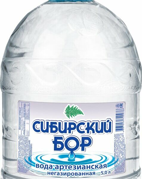 Вода питьевая негазированная Сибирский Бор артезианская