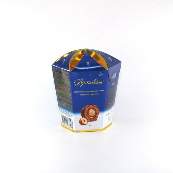 Конфеты глаз Вдохновение с шок-орех кремом и целым фундуком 150г