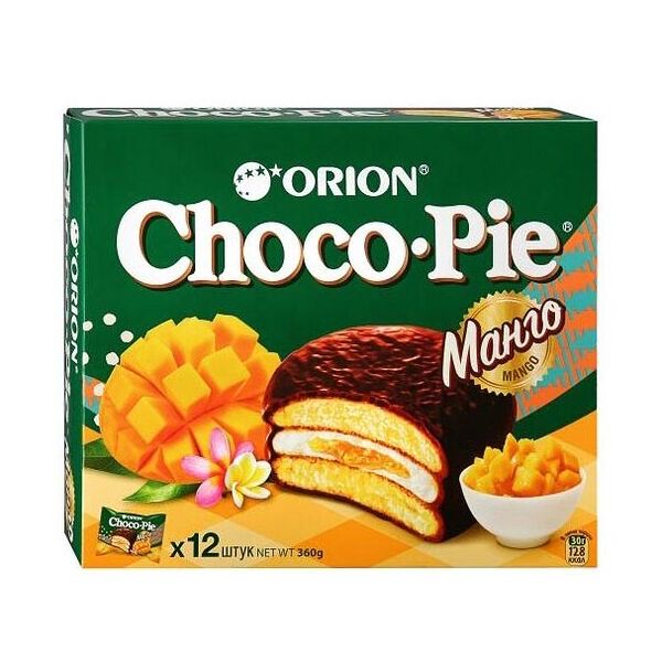 Пирожное Choco Pie Orion Манго
