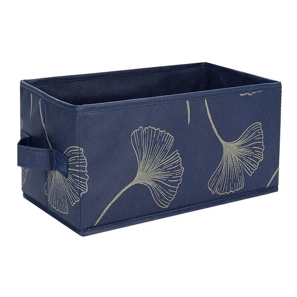 Кофр складной Домовой Гинкго, 15x30x15 см, без крышки, нетканый материал