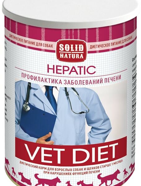 Влажный корм для собак Solid Natura VET Hepatic диета