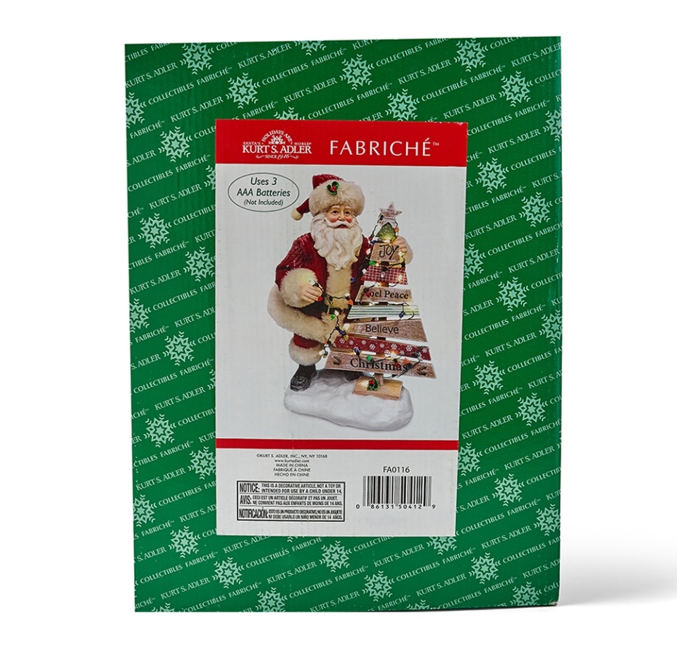 

Игрушка для елки Christmas Inspiration Санта с елкой, Тайвань (провинция Китая)