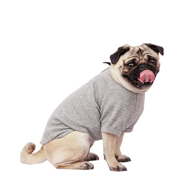 Футболка для собак 2XL серый (унисекс)